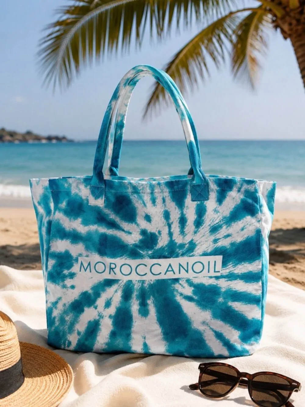 NWOT Canvas Large Tie Dye Tote